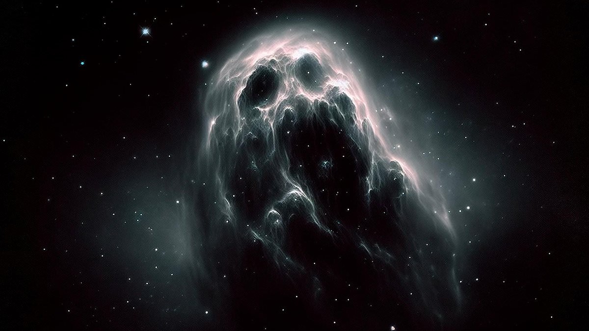 AI artwork of a hidden monster galaxy